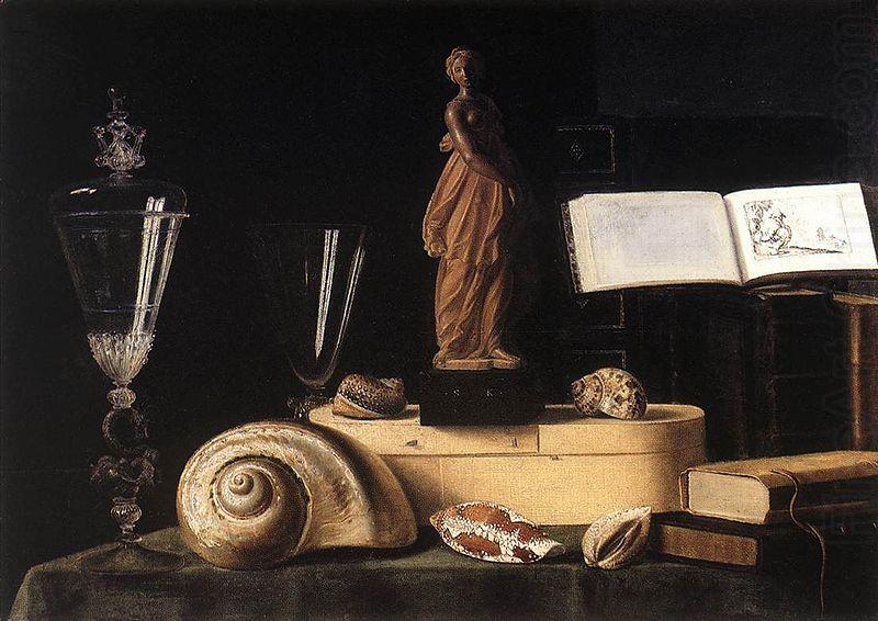 Still-Life with Statuette and Shells, Sebastian Stoskopff